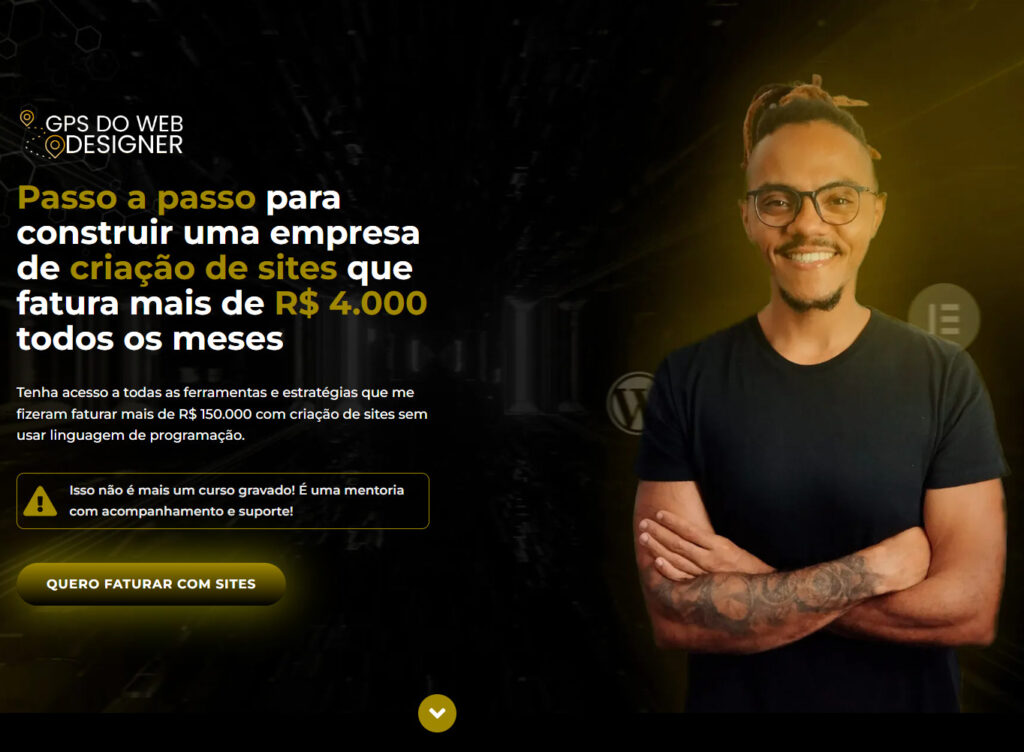 Landing page infoproduto - loweb design empresa de criação de sites